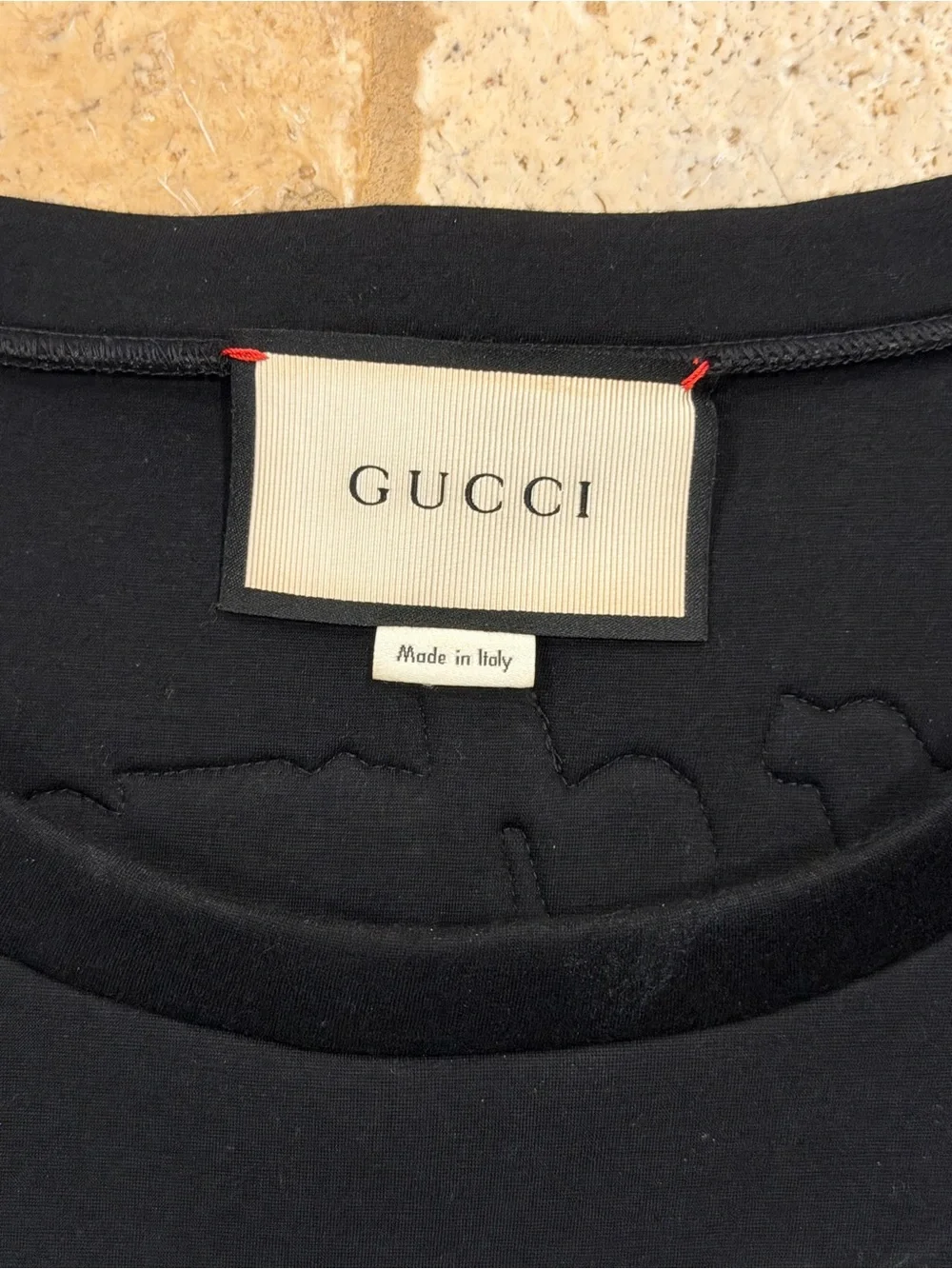 Gucci 2016 Snoopy Peanut / Tiger Embroidery Black Crewneck Sweatshirt